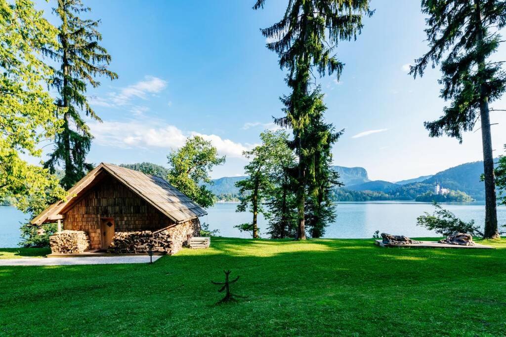 Private Beach House On Lake Bled Exterior photo